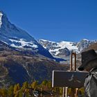 Künstler beim Matterhorn