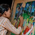 Künstlerin in Swayambhunath
