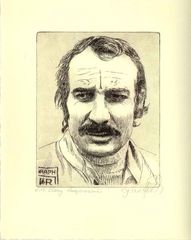 Künstlerportrait des Formel 1.Fahrers: Clay Regazzoni ( CH.)