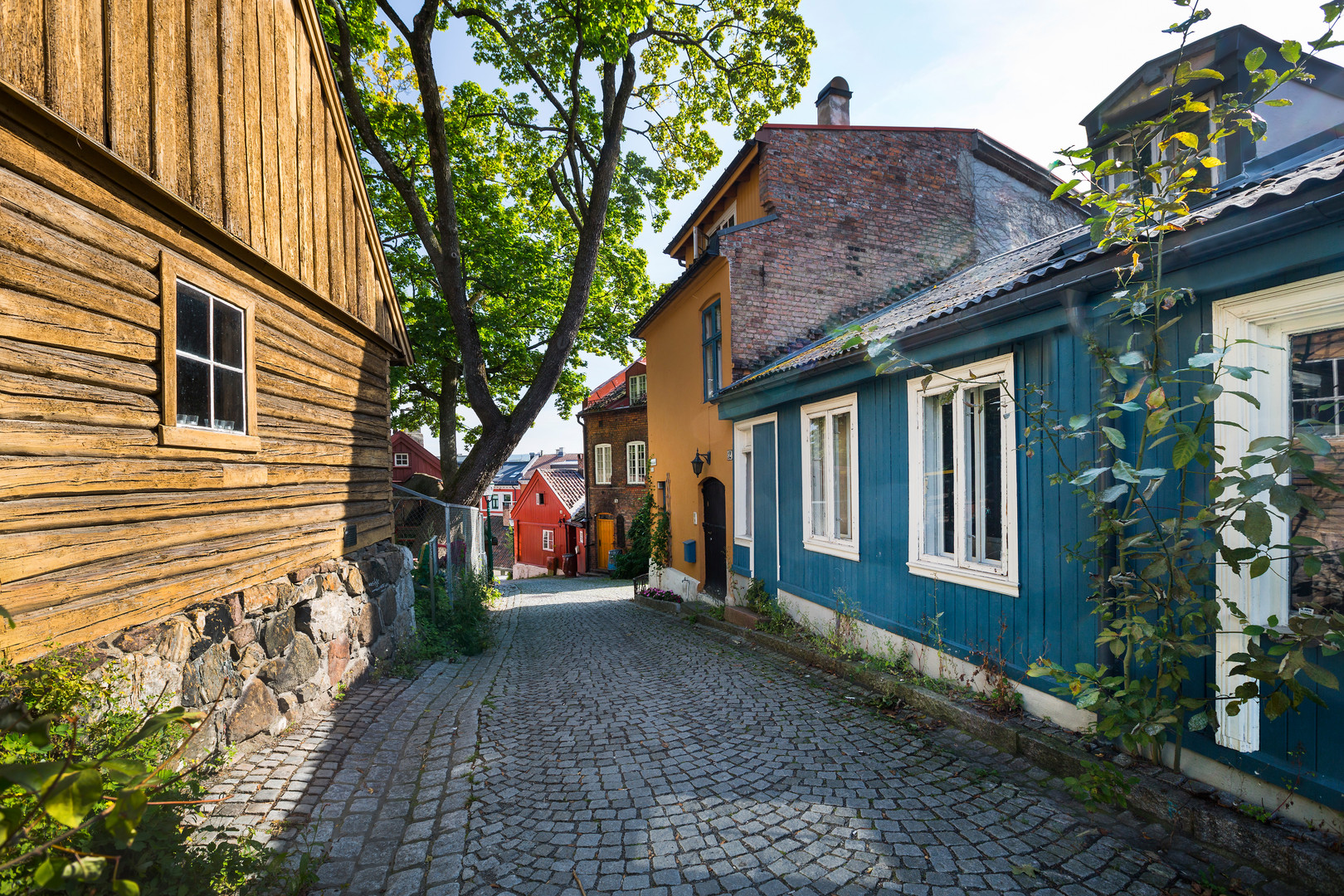 Künstlerviertel Damstredet in Oslo