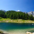 Künstlicher Bergsee am Petzen