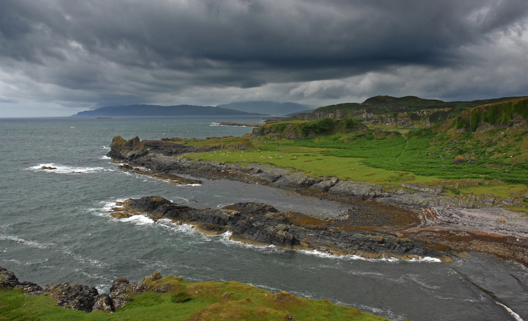 Küste auf Kerrera, Scotland