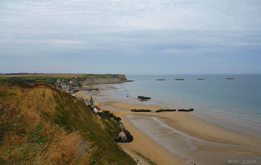 Küste bei Arromanches (Normandie / F)