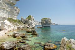 Küste bei Bonifacio auf Korsika