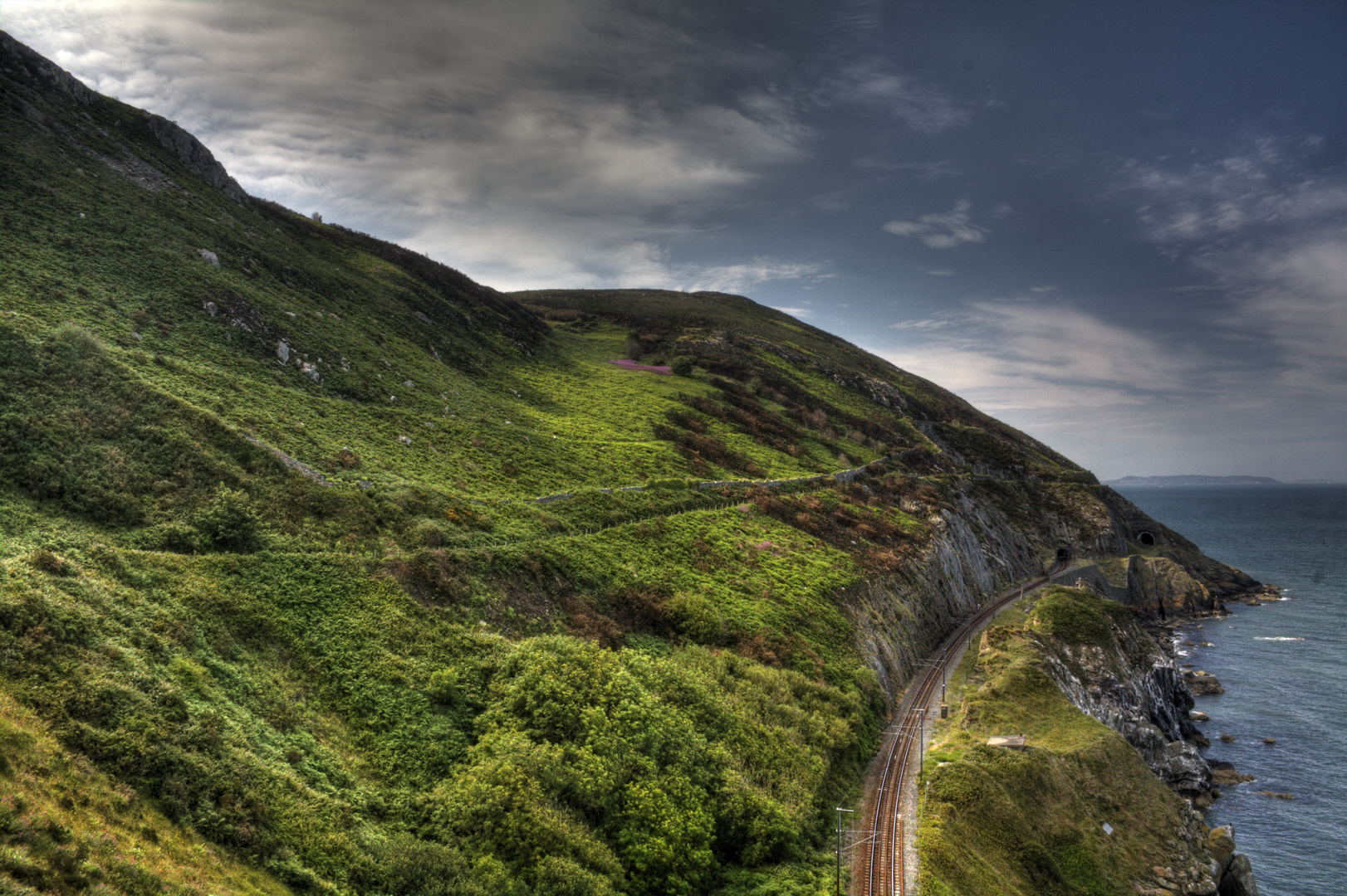 Küste bei Bray (südl. Dublin) - HDR