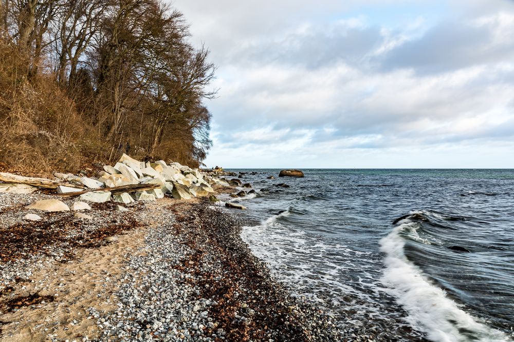 Küste bei Sassnitz auf der Insel Rügen