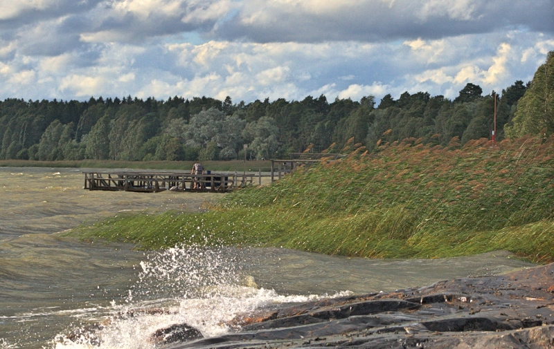 Küste im Stadtbereich von Helsinki