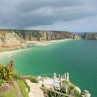 Küste in Cornwall bei Porthcurno