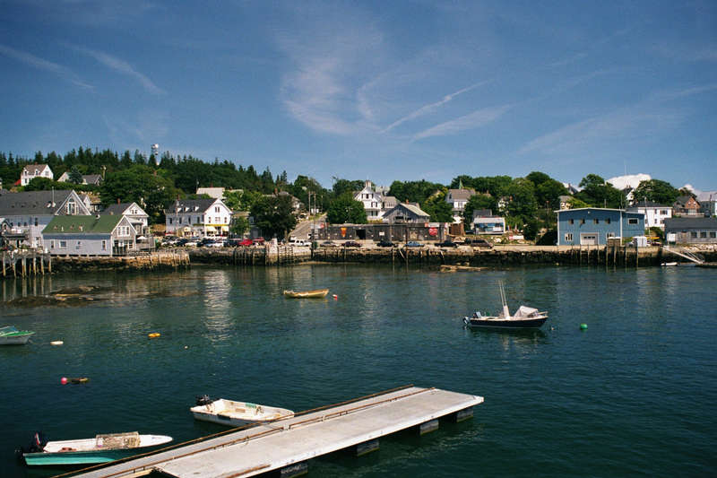 Küste in Maine  August 2001 (USA-Ost)