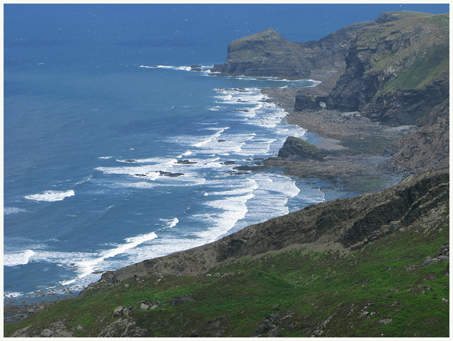 Küste nördlich von Boscastle, Cornwall