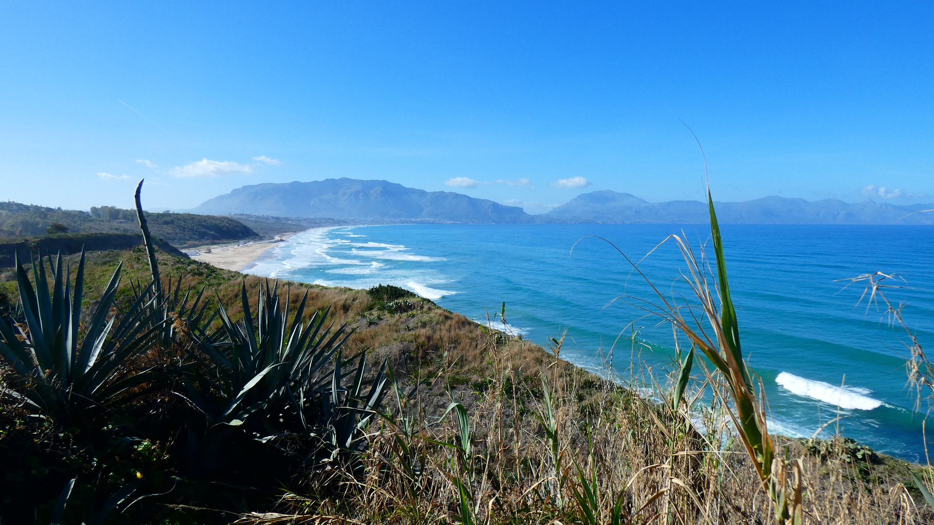 Küste Nordwest Sizilien am Golf von Castellammare