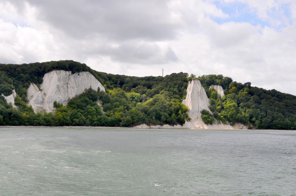 Küste von Rügen mit Königsstuhl von H.Habedank 