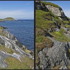 Küstenlandschaft auf Hillesøya (3D)