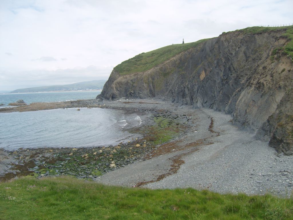 Küstenlandschaft in der Nähe von Borth