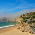 Küstenlandschaft und Strand am Cabo de Sao Vicente