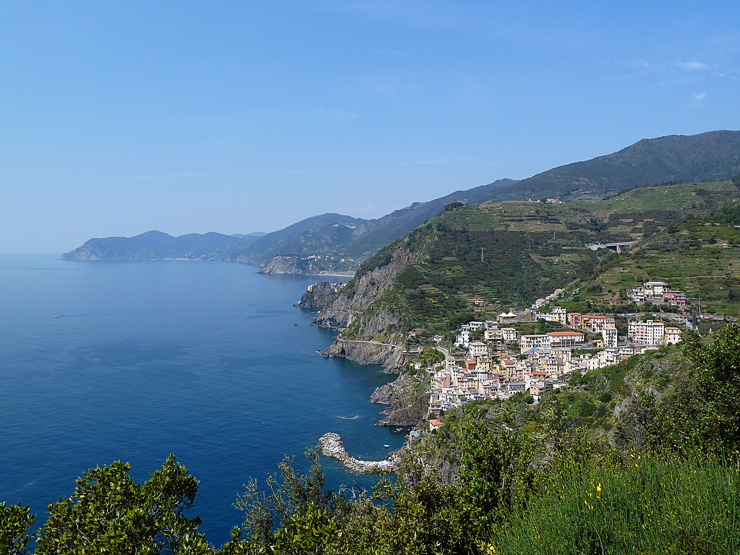 Küstenlinie der Cinque Terre