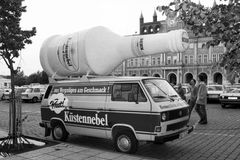 Küstennebel im Zentrum von Rostock