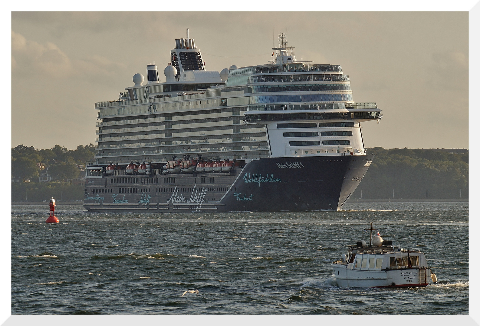 Küstennebel vor der Mein Schiff 1