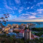Küstenpanorama von Málaga
