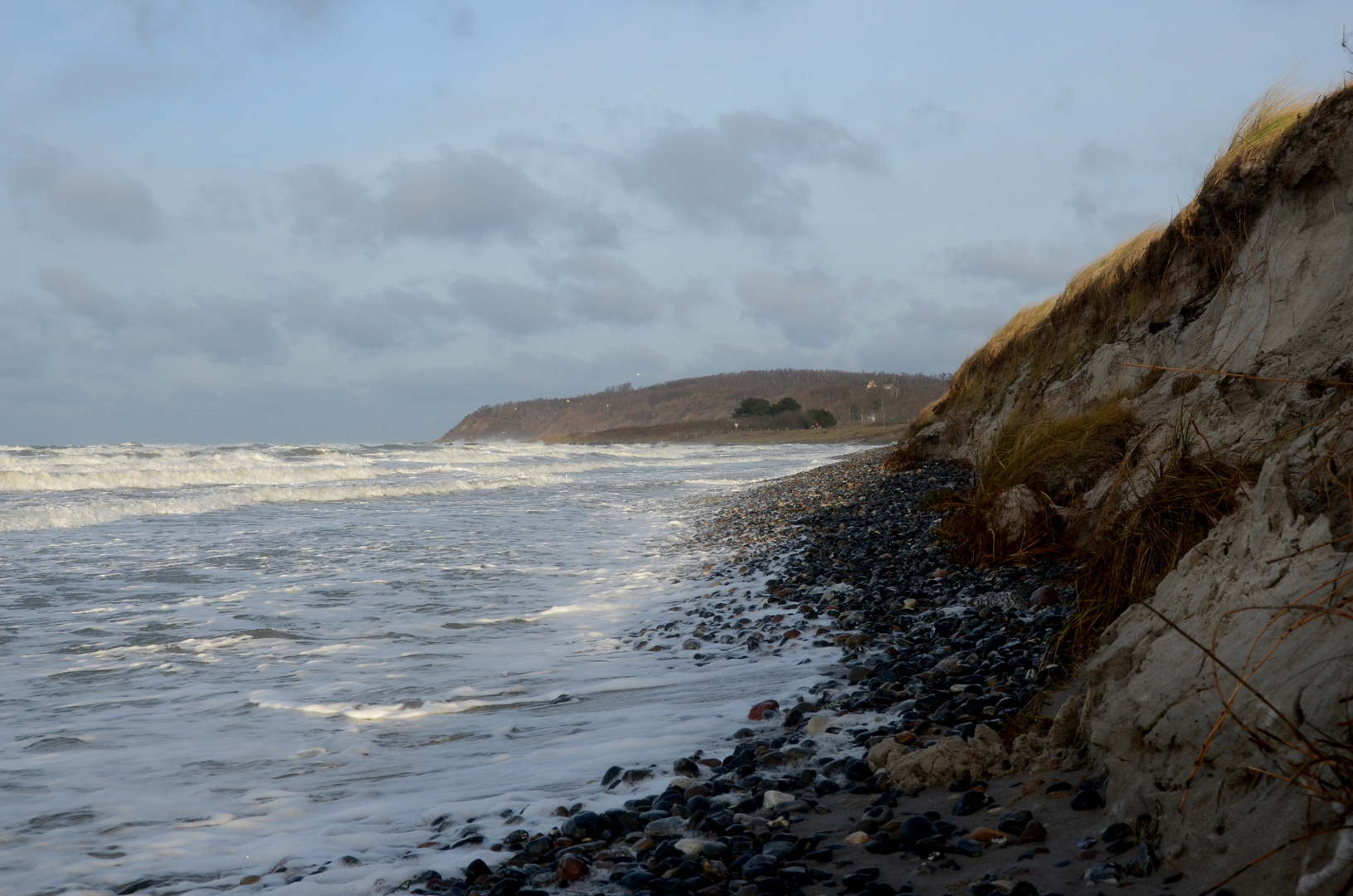 Küstenschutz ist wichtig..wie hier zum Beispiel..Insel Hiddensee