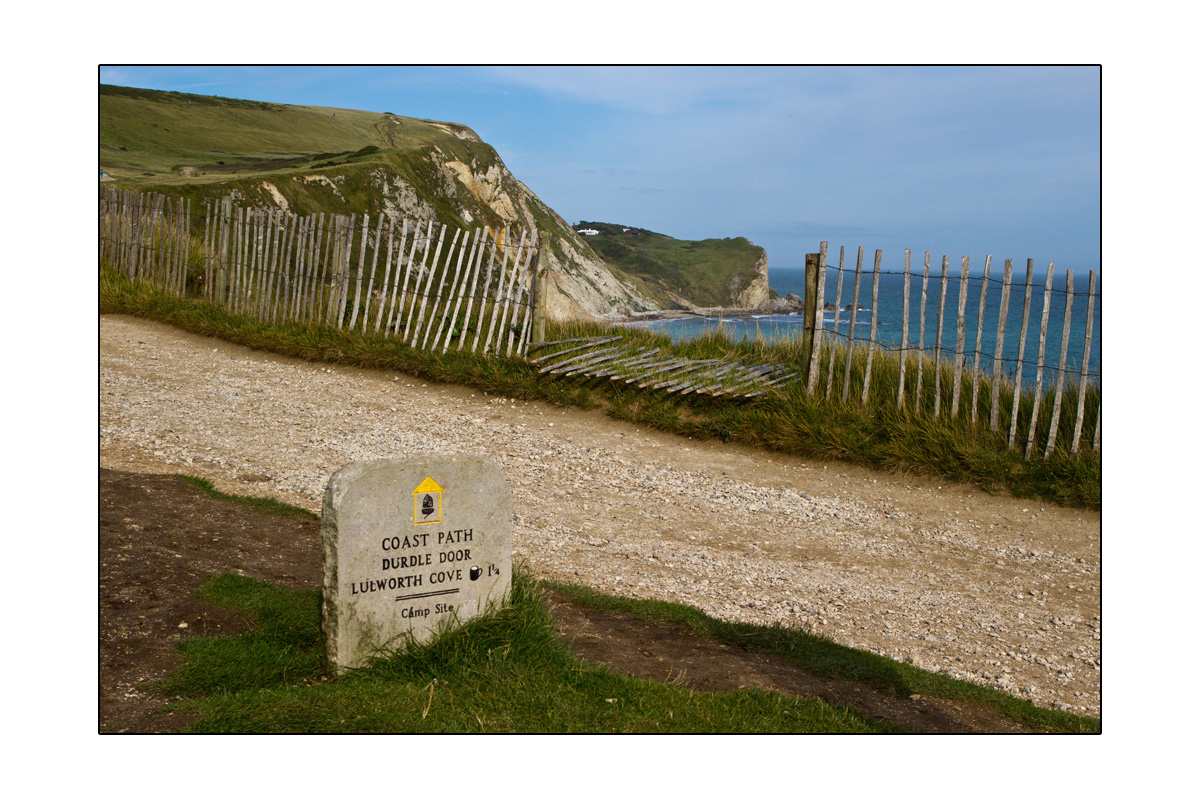 Küstenwanderweg beim Durdle Door Süd England