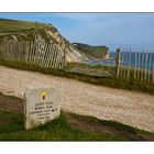 Küstenwanderweg beim Durdle Door Süd England