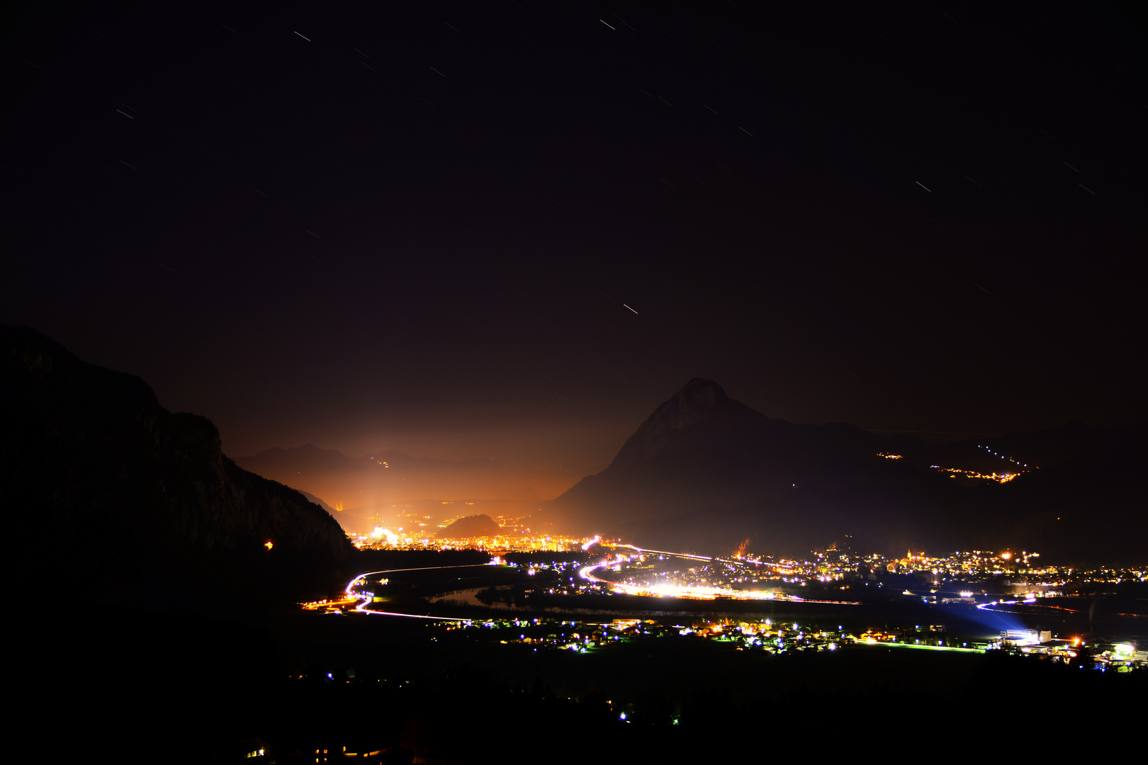 Kufstein bei Nacht