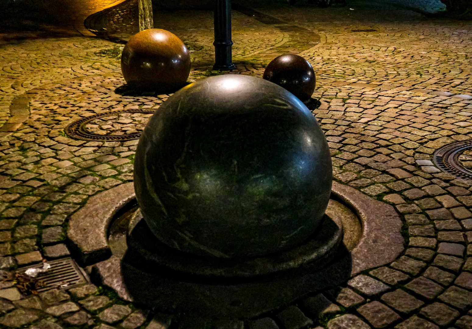 Kugel Brunnen in Cuxhaven 