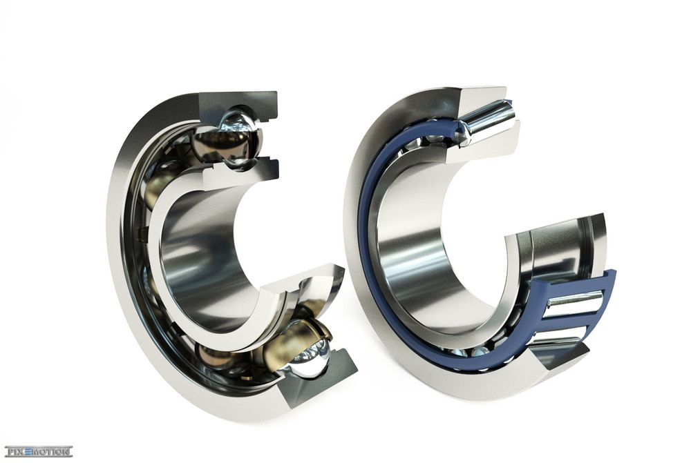 Kugel und Rollenlager Foto & Bild rendering, 3d visualisierung