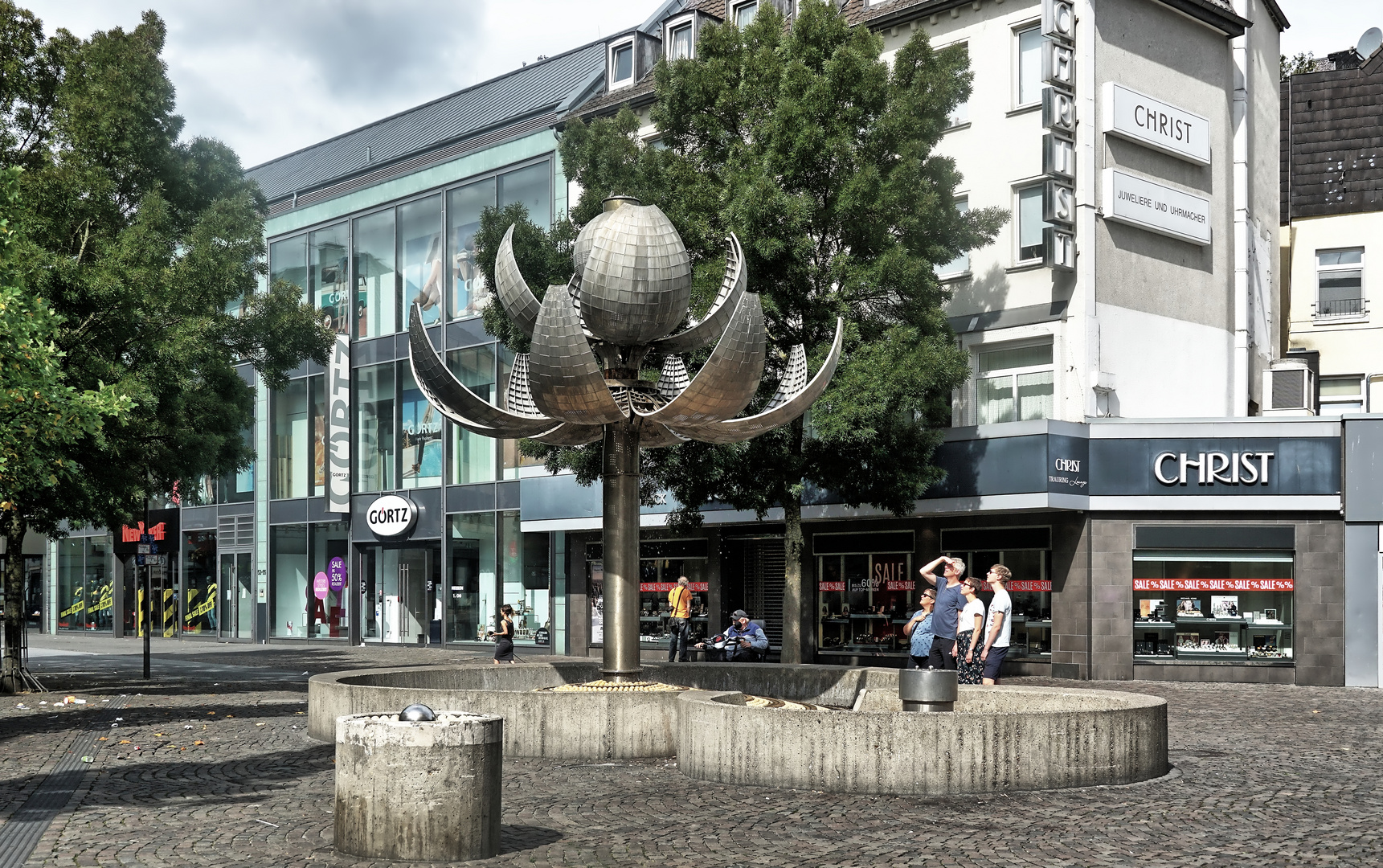 Kugelbrunnen in Aachen