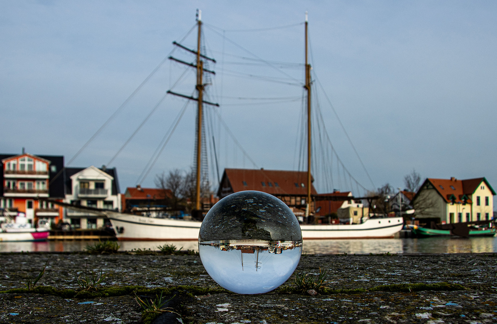 Kugelei am Hafen Wolgast