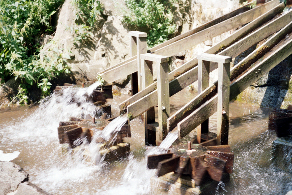 Kugelmühle am Trusetaler Wasserfall