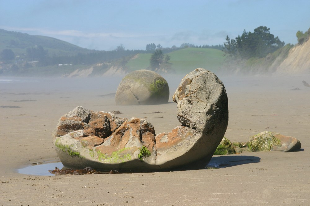 Kugeln am Strand