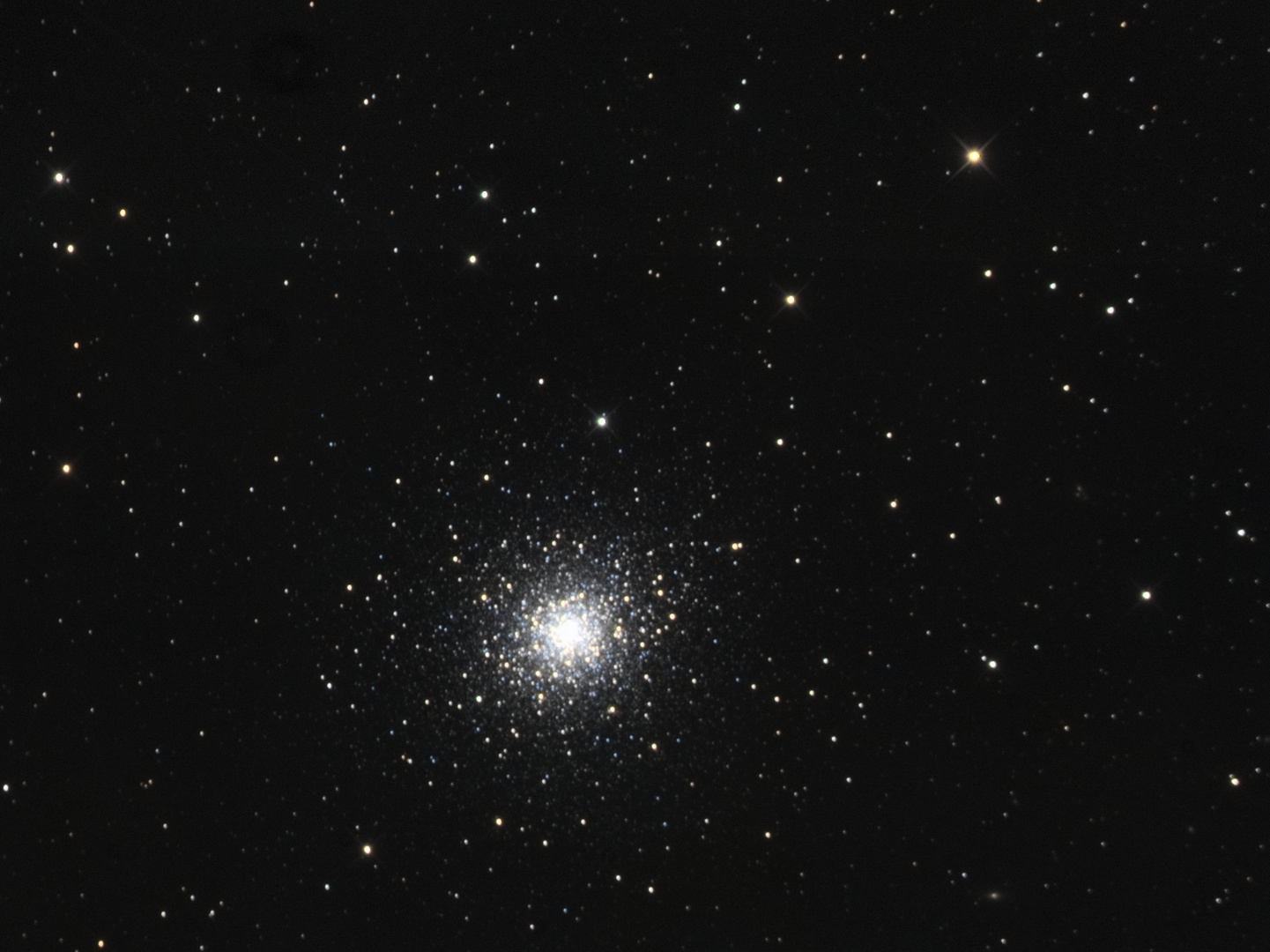 Kugelsternhaufen Messier 92 oder NGC 6341 bezeichnet, im Herkules