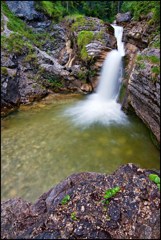 Kuhflucht unterer Wasserfall