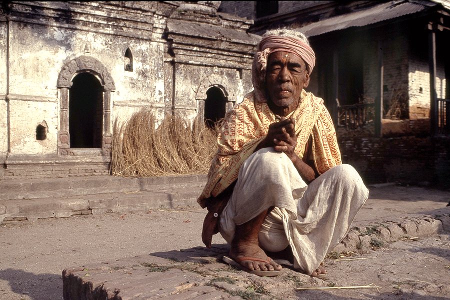 Kuhhirte am Pashupatinath, Nepal