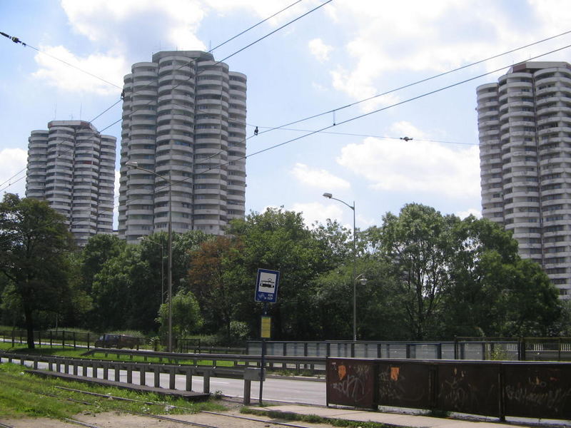 "Kukurydza" (Maiskolben) in Chorzów (Königshütte/Oberschlesien) Aug. 2005