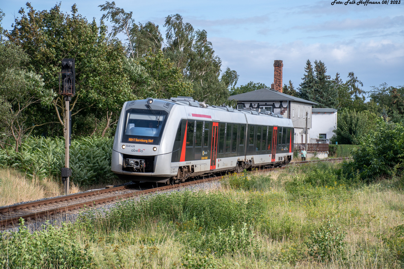 Kulisse für den Triebwagen