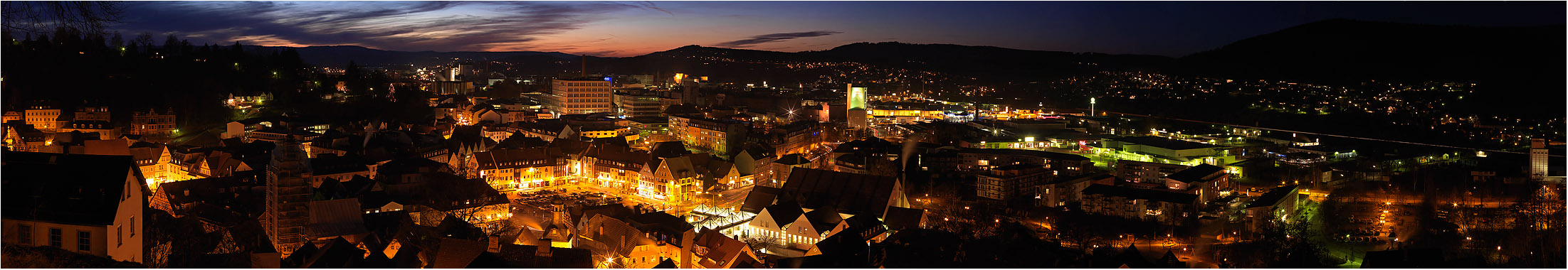 Kulmbach bei Nacht