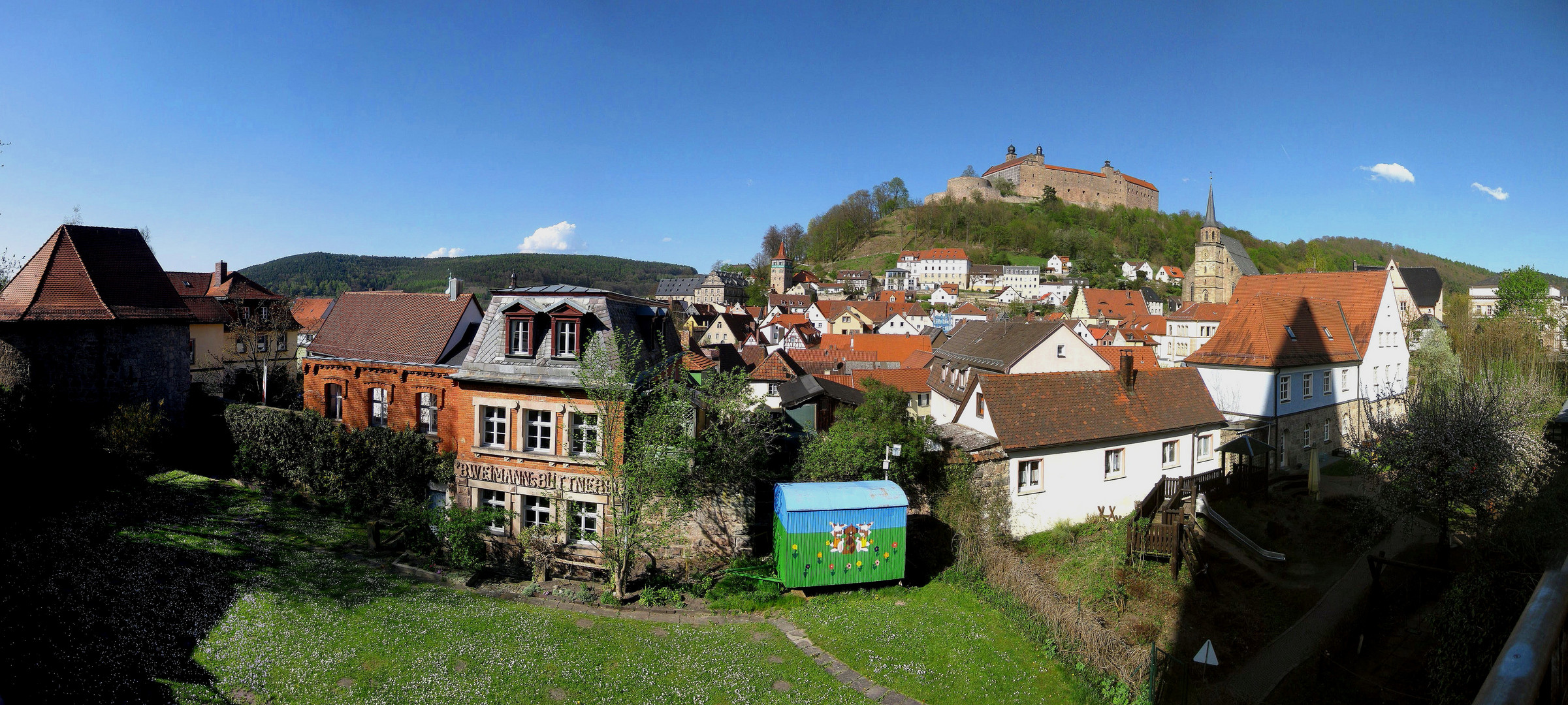 Kulmbach - Blick zur Plassenburg