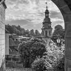 Kulmbach - Durchblick zur Spitalkirche