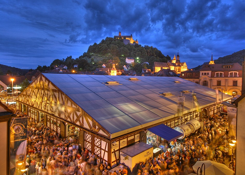 Kulmbacher Bierwoche mit Plassenburg