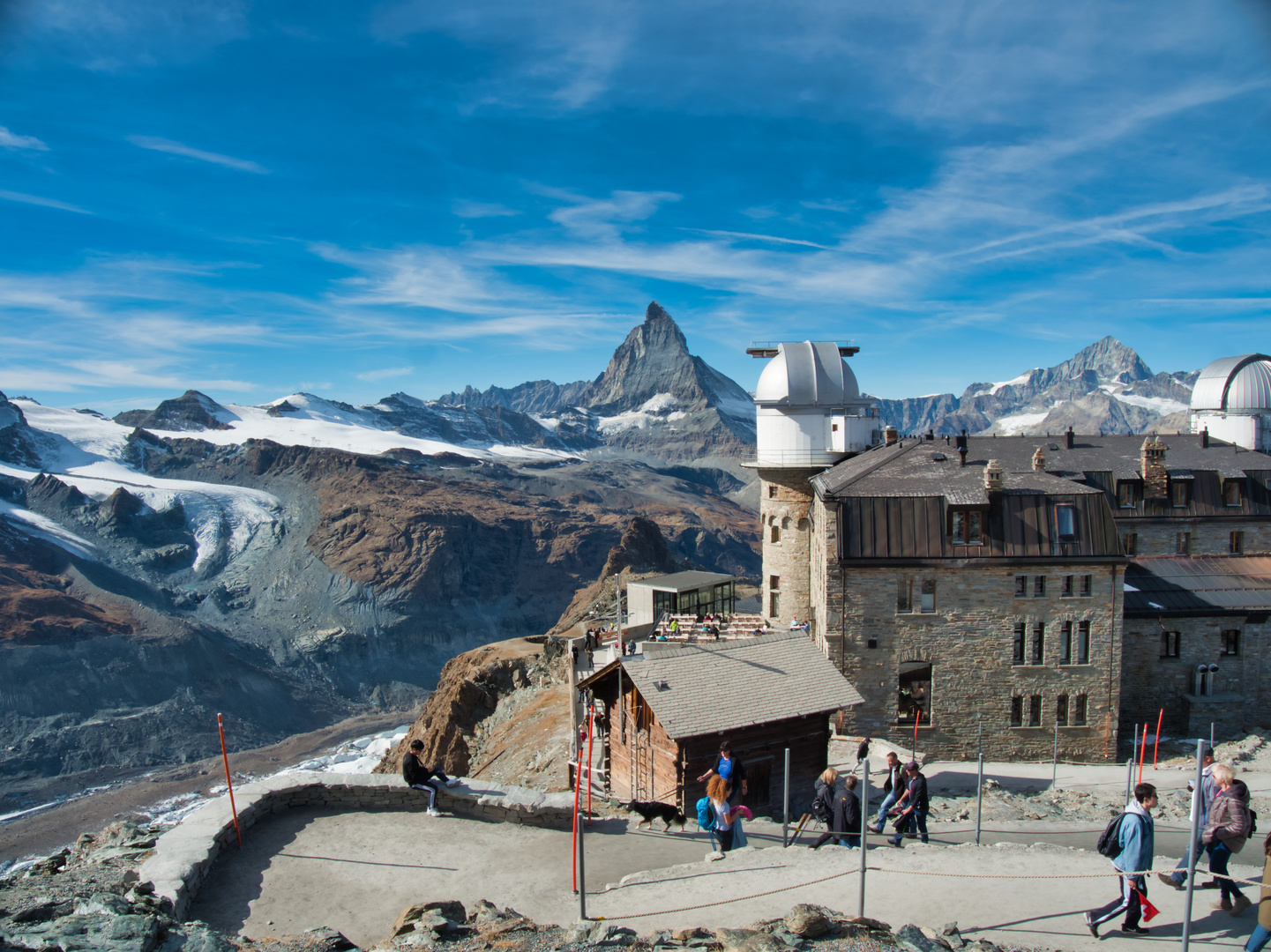 Kulmhotel Gornergrad mit Matterhorn