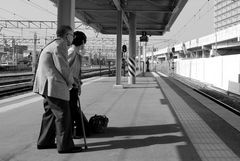 Kumamoto - Waiting for the train