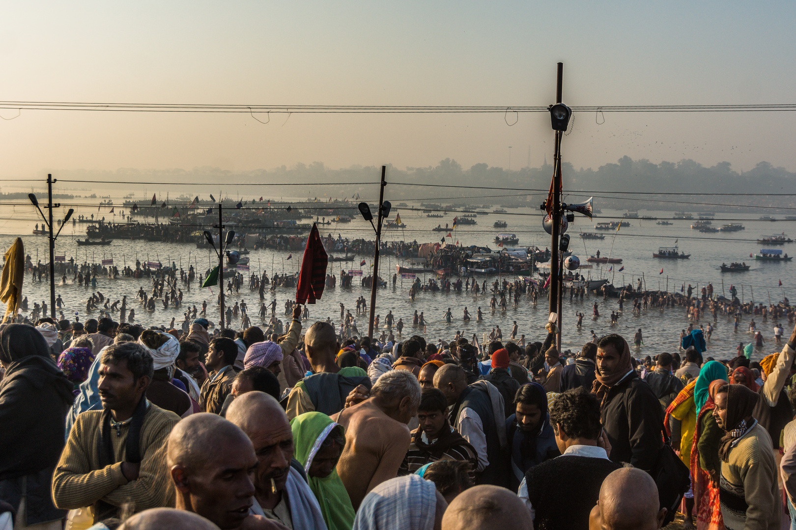 Kumbh Mela 2013 am Hauptbadetag III