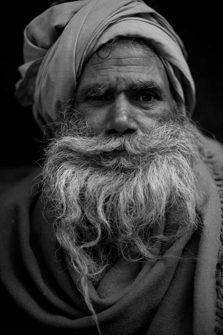 Kumbha Mela, Faces of Sadhus, Haridwar 2010, Harald Keller