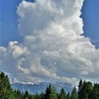 Kumulus überm Hindelanger Klettersteig.