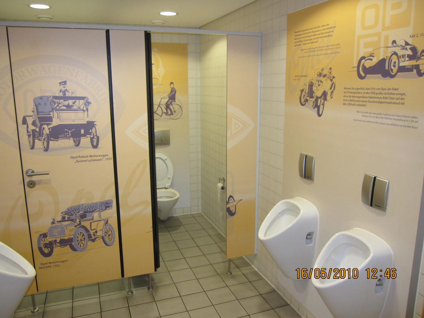 Kundentoilette bei Opel Foto & Bild alltagsdesign, sanitär und