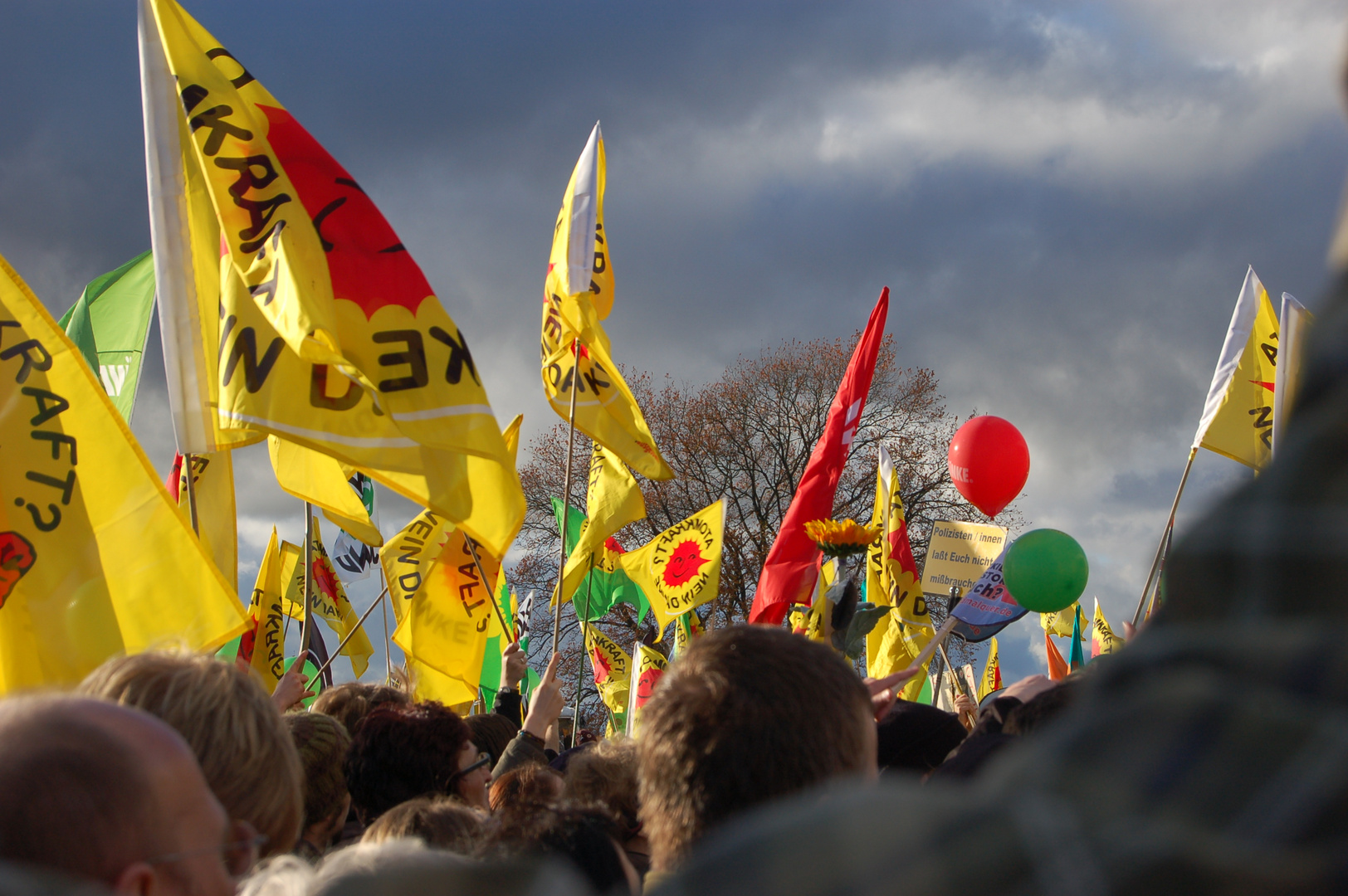 Kundgebung anlässlich der Atommülltransporte nach Gorleben 2010