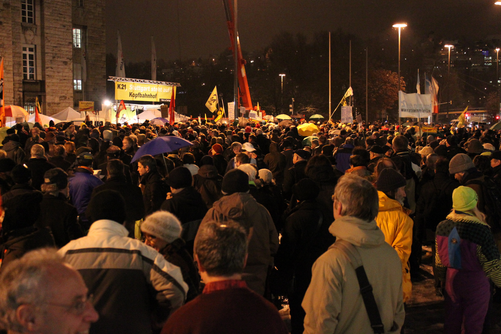 Kundgebung Stuttgart K21- 20.12.2010